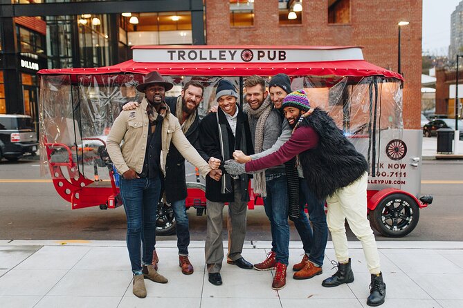 Trolley Pub Holiday Lights Tour in Columbus - The enclosed trolley in cold months and why blankets really matter