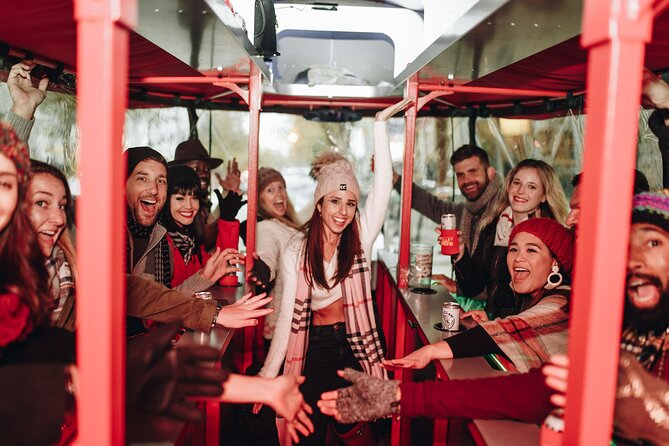 Trolley Pub Holiday Lights Tour in Columbus - Columbus Commons main stop: lights, walking time, and nearby places to grab a drink