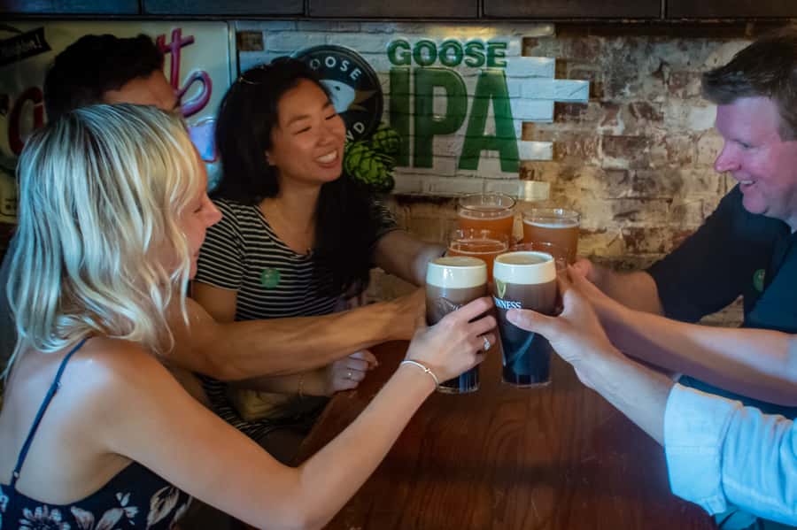 Washington, D.C.: History Tour Pub Crawl - Your ticket choices: Beer Bundle vs Standard drinks