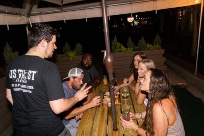 Williamsburg Ghosts and Brews Haunted Pub Crawls - Route and Timing: Starting at 5:45 and Ending at Precarious
