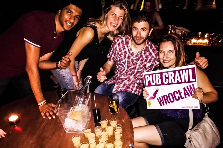 Wroclaw Pub Crawl with Free Drinks - Drinking Games and Challenges: The Social Glue That Makes It Feel Like a Real Group